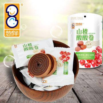 悠伴165g袋裝山楂酸酸卷 特價促銷，喚醒味蕾的酸甜誘惑